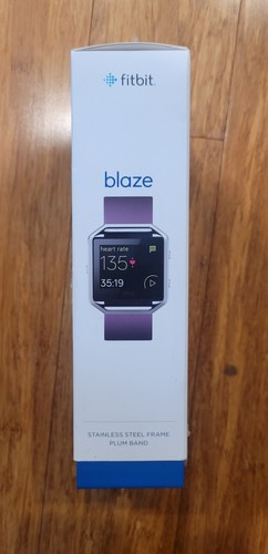Fitbit Blaze Smart Fitness Watch Activity Tracker Plum FB502 w/ Box & Bands EUC - Picture 2 of 8