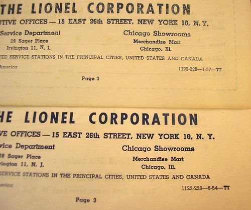 4 Lionel 1122 (E) Fernbedienungsschalter Anleitung: 1954, 1957, 1959, 1960 - Bild 6 von 7