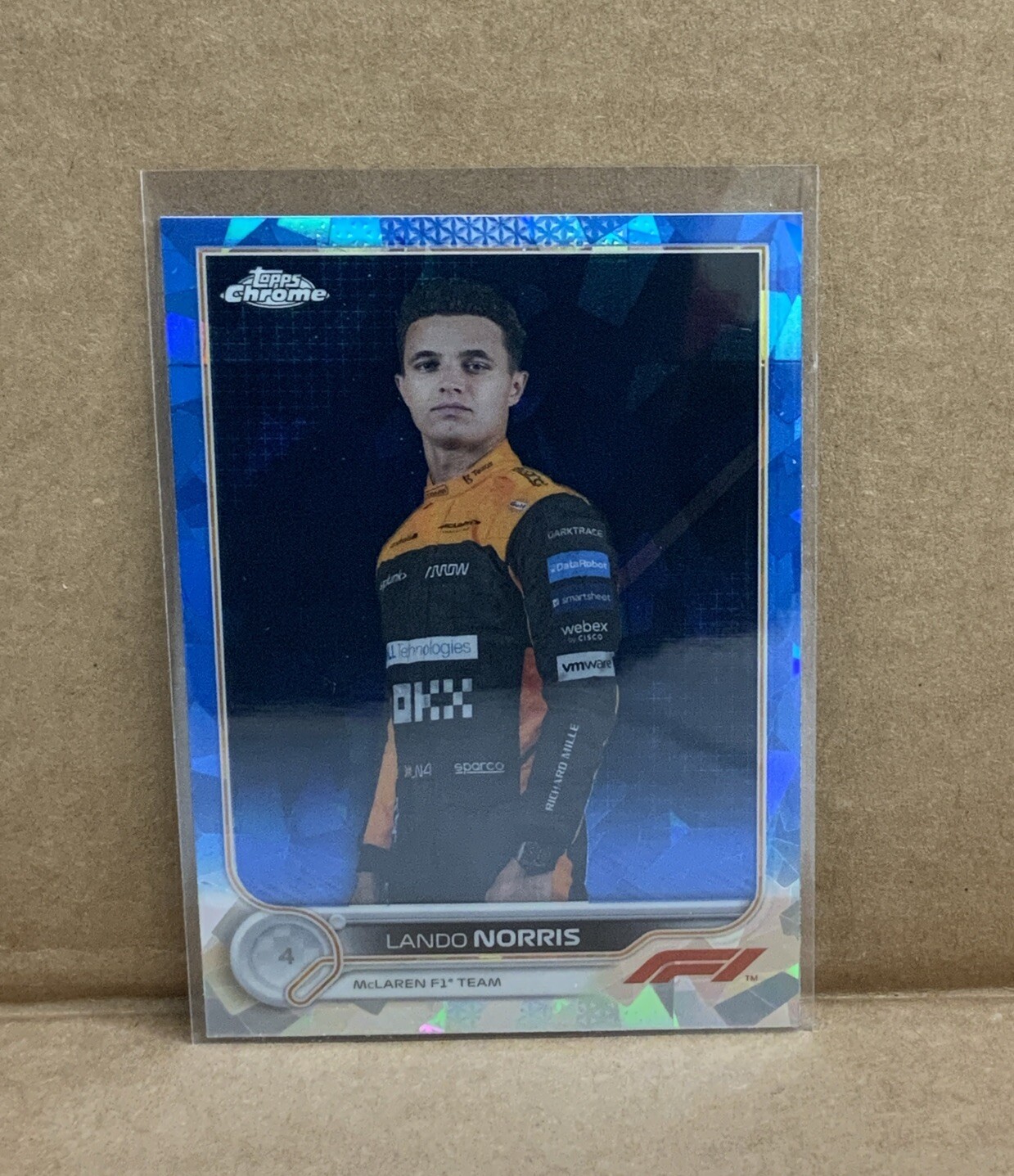 2022 TOPPS CHROME SAPPHIRE F1 lando norris portrait mclaren #33 🔥🔥