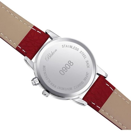 Blekon Women's 36mm Quartz Christmas Leather Strap Watch - Festive Design - Picture 42 of 49