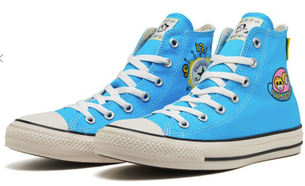 Converse All Star × TAMAGOTCHI HI PT White Blue CHUCK TAYLOR