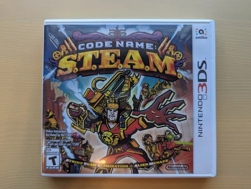 Code Name: S.T.E.A.M. (Nintendo 3DS, 2015) Complete