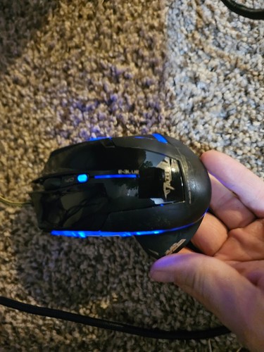 Mazer-Razer MASTER OF DESTINY E-Blue TYPE-R WIRED MOUSE 2400DPI. TESTED - Picture 6 of 8