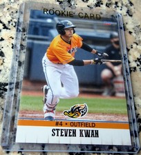 STEVEN KWAN 2021 Choice 1st Rookie Card RC SP Cleveland Guardians .398 BA🔥🔥🔥$