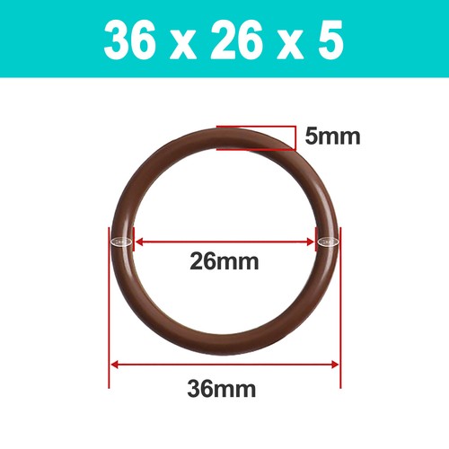 FKM O-Ring, Außen Ø 5mm–50mm, Schnurstärke  5,0 mm, ölbeständiger Dichtungsring - Bild 46 von 253