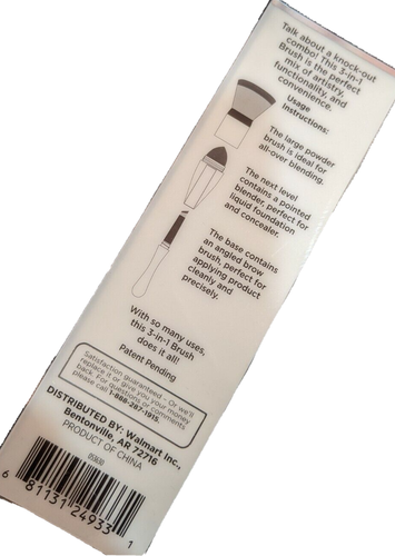 NEW*** Equate ** Beauty 3-in-1 Brush! Awesome Make-Up Accessory To Own! - Picture 2 of 3