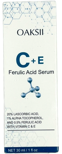Oaksii Vitamin C + E Ferulic Acid Face Serum, Anti Aging Face Care 1 fl oz - NEW - Picture 4 of 4