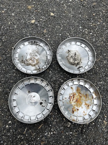 VINTAGE AMC RAMBLER 10" DOG DISH HUBCAPS OEM 1960 1961 1962 1963 Set Of 4 - Picture 14 of 15
