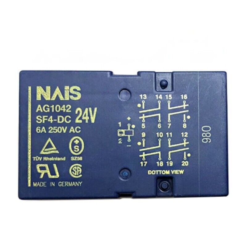 1PC NAIS AG1042 SF4-DC24V Electromechanical Relay 18Pins 1PC NAIS AG1042 SF4-DC24V Electromechanical Relay 18Pins