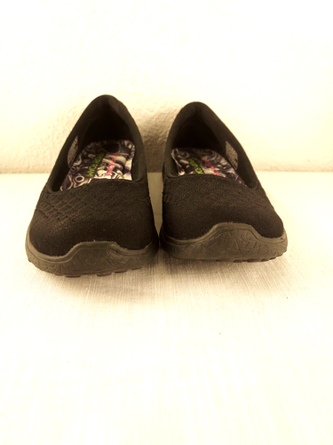 Skechers Women 5.5 23312 Microburst Air-cooled Memory Foam Shoes Black Slip On - Picture 5 of 10