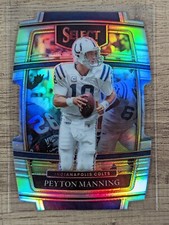 2021 Select Football - Peyton Manning - Silver Prizm Die-Cut Concourse Level
