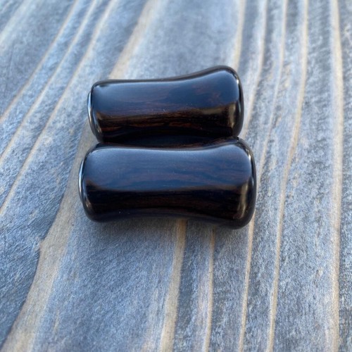 [FHF] Wood Handle Knob Paddle Type 2 Ebony (1 piece) F-23 - Picture 4 of 13