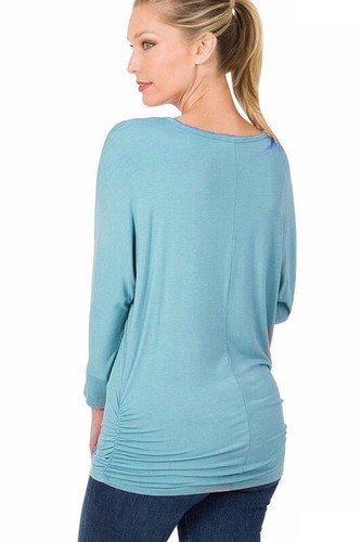 (Zenana Premium) Long or Short Sleeve and 3/4 sleeve Tops & Blouses Selection - Picture 81 of 82