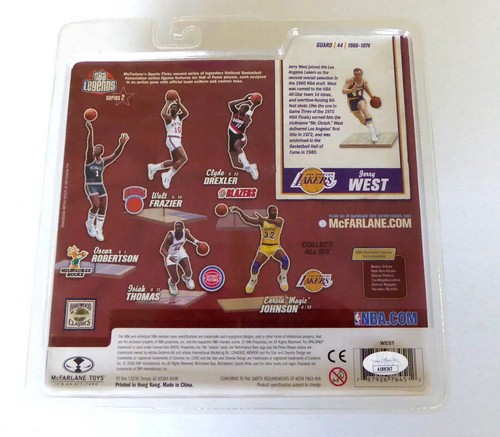 Jerry West signed NBA McFarlane Figur Autogramm, Los Angeles Lakers, JSA COA - Bild 4 von 5