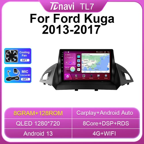 Car Radio For Ford C-MAX Kuga 2 Escape 3 Multimedia Android Player GPS Navi Auto - Picture 20 of 22