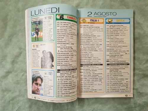 59) TELESETTE ITALIAN MAGAZINE N 31/1999 NAIKE RIVELLI CHRISTIAN VIERI FELLINI - Photo 5 sur 11