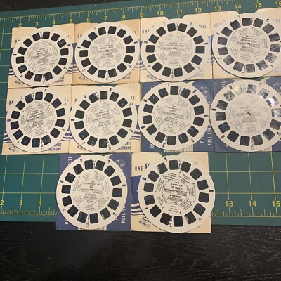 VINTAGE GAF Travel Theater Reel Pack Rp-1030 To Rp-1039 Lot Of 10 Wonders 1M