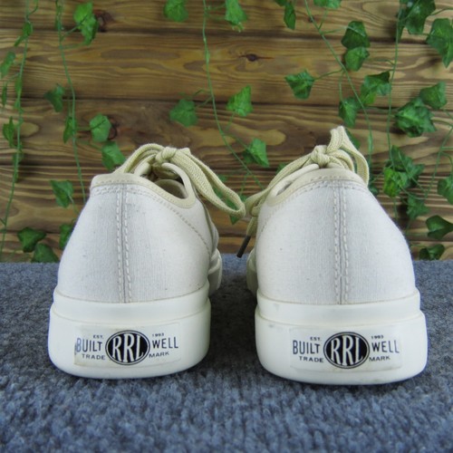 Zapatos blancos con cordones de lona RRL Ralph Lauren Norfolk para hombre talla 5,5 - Imagen 4 de 8
