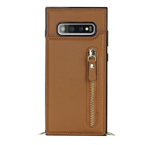 Zip Crossbody Flip Case Card Slot Leather Cover for Samsung Galaxy S10e S10+ S9 - Picture 27 of 54