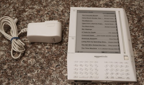 Amazon Kindle prima generazione 1a generazione bianco modello D00111 testato funziona 80 libri