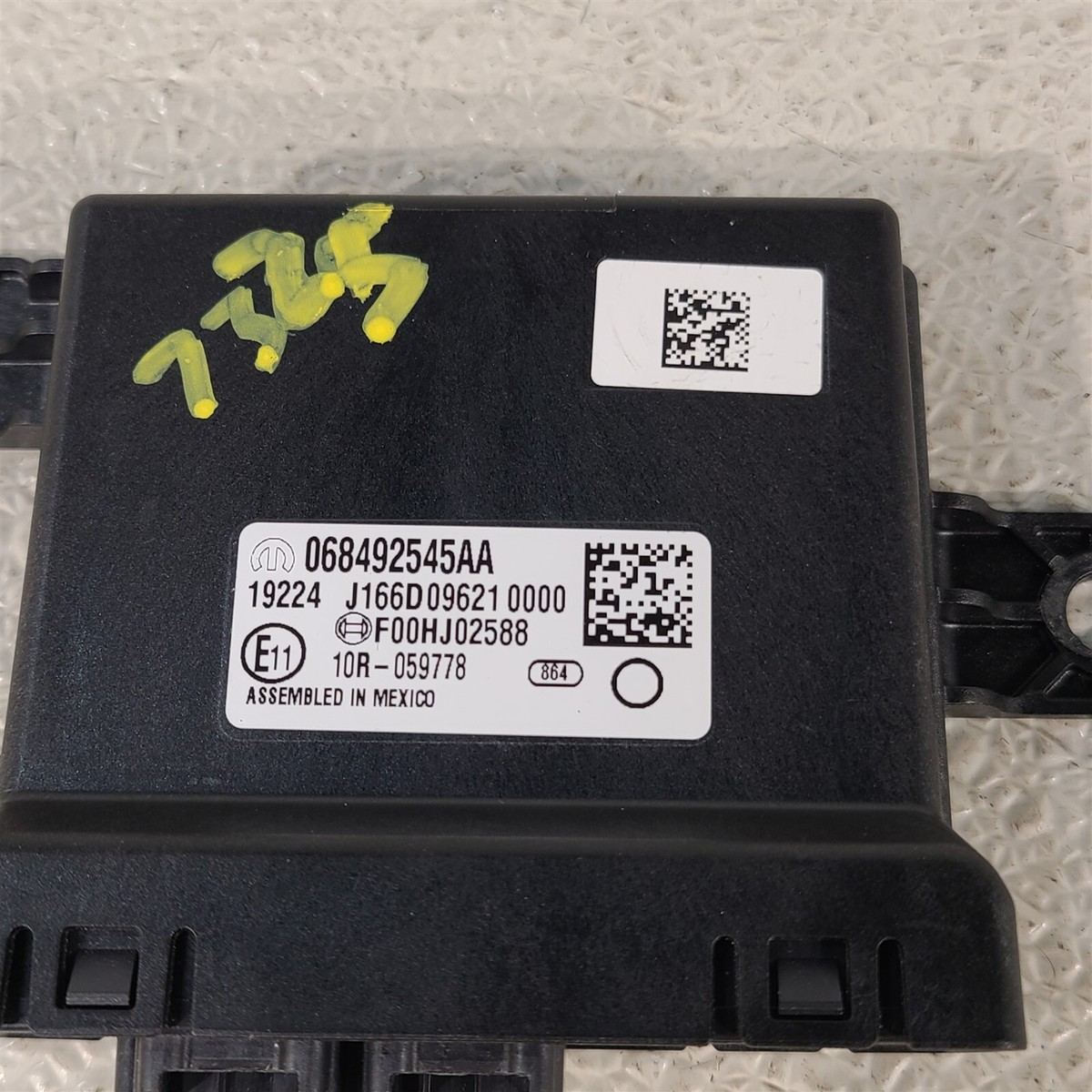 2021 DODGE RAM 1500 LIMITED 4X4 GATEWAY COMPUTER CONTROL