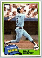 1981 TOPPS DALE MURPHY ATLANTA BRAVES #504