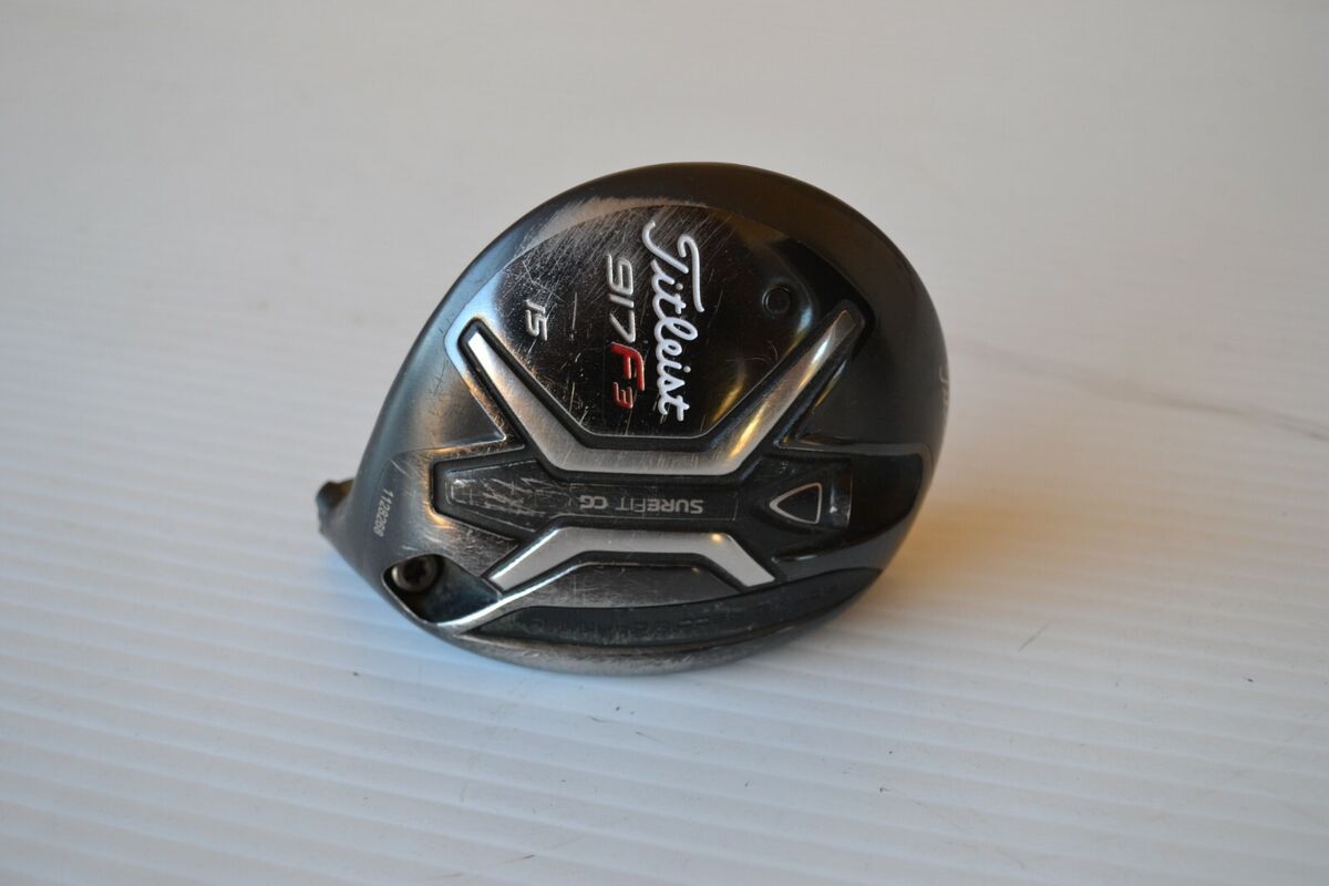 Titleist 917 F3 15° Fairway 3 Wood Head With Screw Nice!