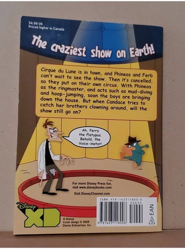 CHOOSE YOUR TITLE - Rare Disney Phineas & Ferb Episode Paperback Books For Kids - Picture 15 of 15