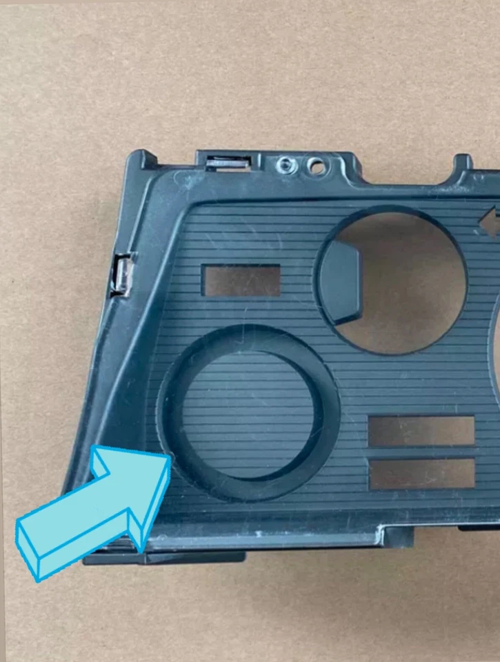 83-86 Nissan Datsun пикап 720 грузовик приборной панели приборной панели датчик крышка - Изображение 3 из 4