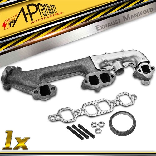 Right Exhaust Manifold with Gasket Kit for Chevrolet Blazer 1987-1991 GMC Jimmy - Picture 1 of 8