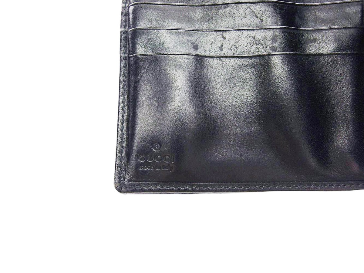 小物 GUCCI GG Canvas Double Side Wallet GUCCI W hook wallet GG canvas canvas x leather Authentic