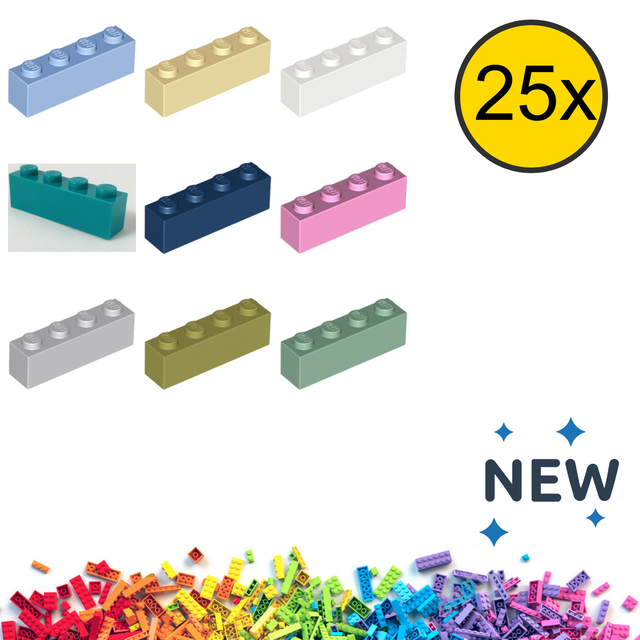 8 1x4 Lavender Standard Brick Bricks ~ Lego ~ NEW