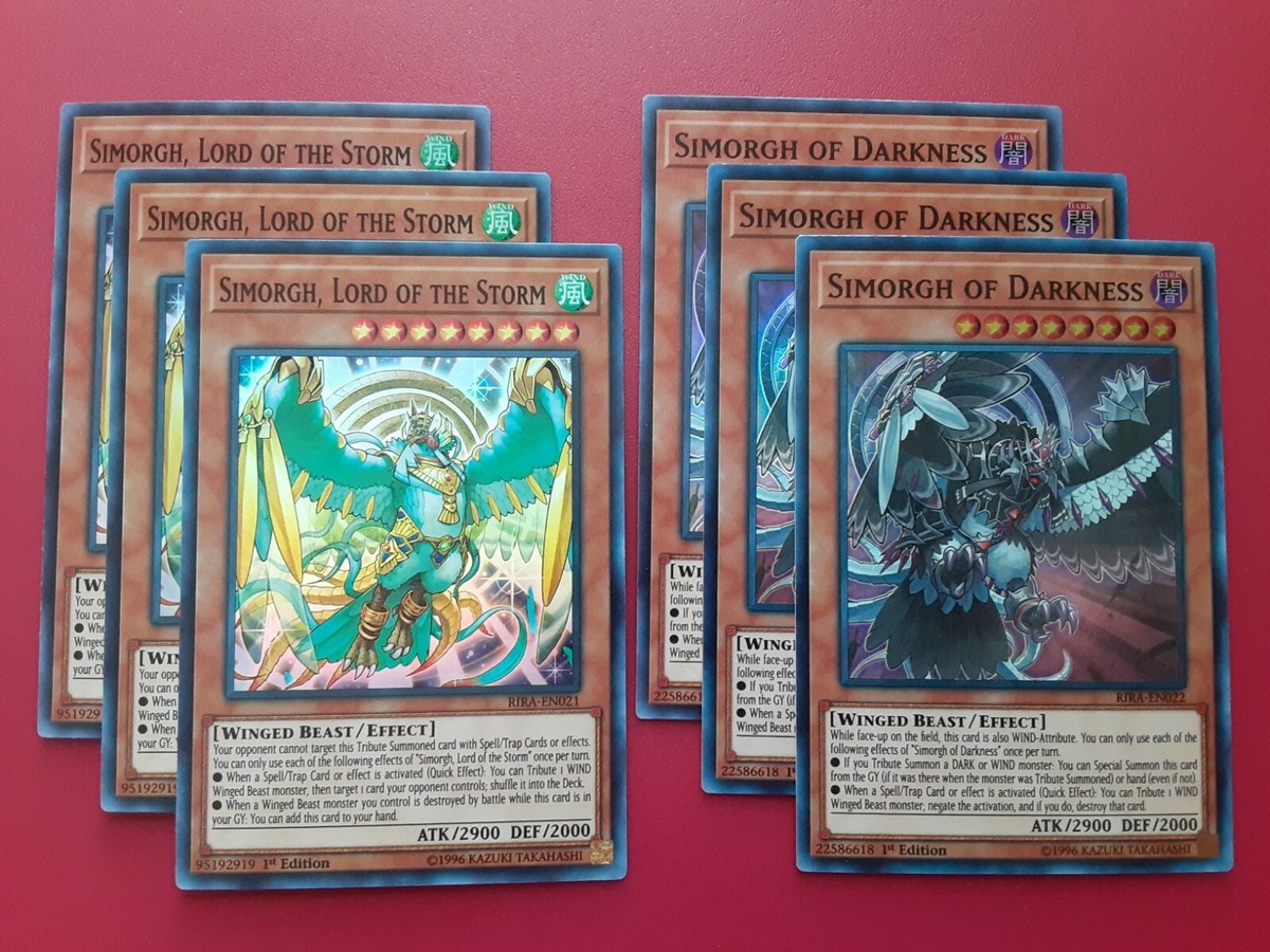 Yugioh Simorgh Deck 40 Card Dark Darkness Bird Complete Budget