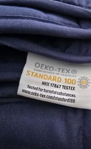LUNA Classic Cooling ~ 48 x 72 ~ NAVY ~ Weighted Blanket ~ 15 lbs ~ Minky Cover - Picture 11 of 13