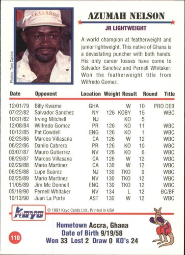 1991 Kayo Boxing complete your set you Pick 1 - 250 - Picture 215 of 467