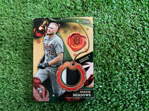 Parker Meadows 2024 Holiday Rookie Card /10 - Picture 1 of 2