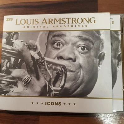 LOUIS ARMSTRONG icons - original recordings OC SLIP EX/EX (2CD, Jazz) - Bild 1 von 4