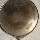 Wagner Ware Sidney -O- Cast Iron Skillet Frying Pan #9 1059C Marked Nickel Plate