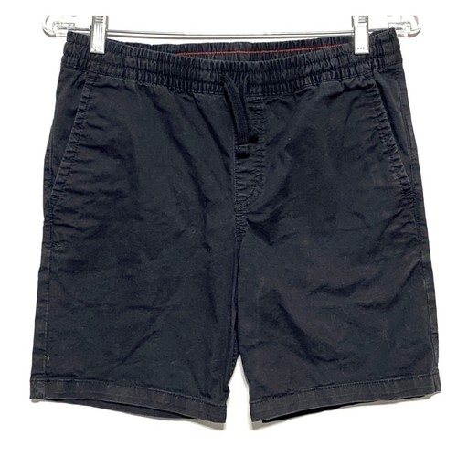 Vans Range Elastic Waist Black Shorts Drawstring Pockets Kids Boys Large L - Picture 1 of 8