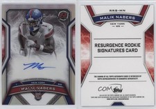 2024 Topps Resurgence Resurgence Rookie Signatures Malik Nabers #RRS-MN Auto RC