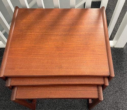 Vintage G plan Nest of 3 Teak Coffee / Side Tables - Picture 10 of 16