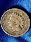 1867 Indian Head Small Cent BN Business Strike Philadelphia Circulated (140)