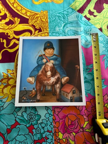 EXCLUSIVE FERNANDO BOTERO VINTAGE PRINT FROM COLOMBIA RARE READY TO FRAME - Picture 2 of 2
