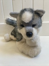 Vintage Douglas Aspen Husky Puppy Dog Plush 12  Realistic Stuffed Animal