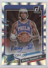 2023 Donruss Rated Rookie Holo Laser Signatures 41/99 Ricky Council IV Auto 0rz7