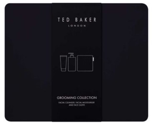 TED BAKER MENS GROOMING GIFT 250ml CLEANSER 100ml MOISTURISER NEW FACIAL TIN - Picture 1 of 3