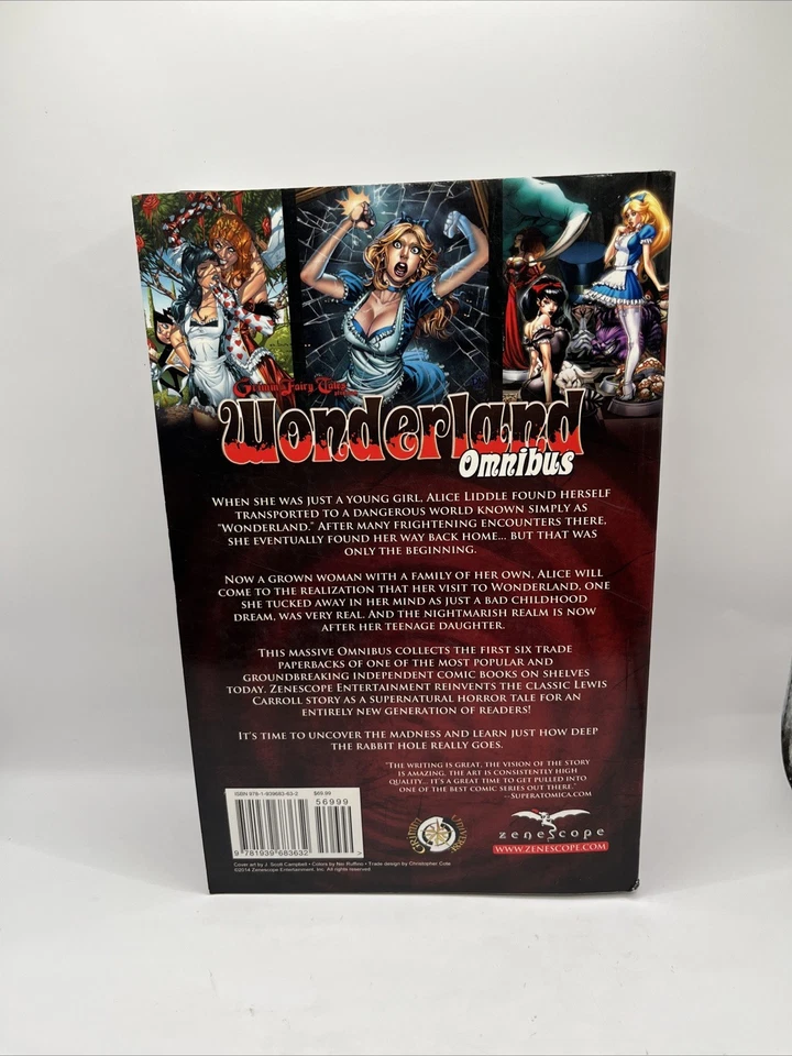 Wonderland Omnibus Grimm Fairy Tales novela gráfica 1ª edición 2014 Foto 2 de 4