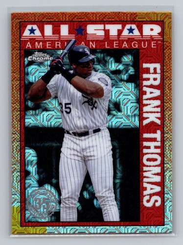 2025 Topps Serie 2 - 1990 Topps Cromo Plata Paquete All-Stars Frank Thomas - Imagen 1 de 2