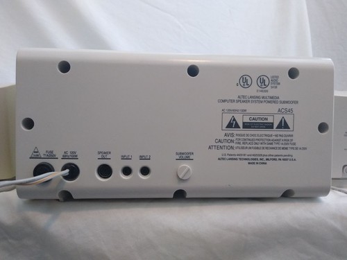 Altec Lansing ACS45 Multimedia Computer Speaker System Subwoofer - 第 14/16 張圖片