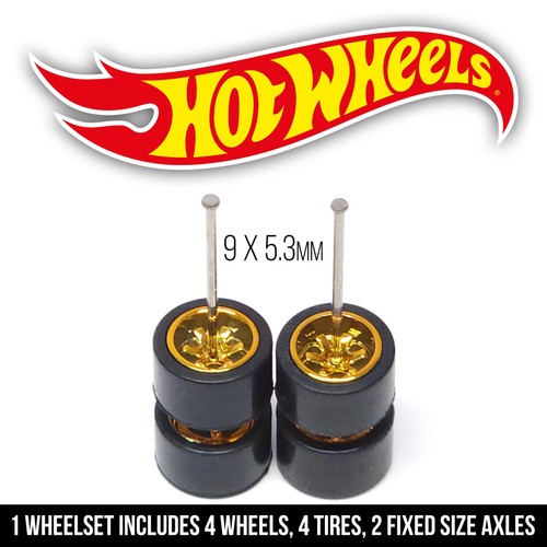 Maßstab 1:64 TE37 SMALL 6 Speichen Real Rider Räder Felgen Reifen Satz für Hot - Bild 9 von 10